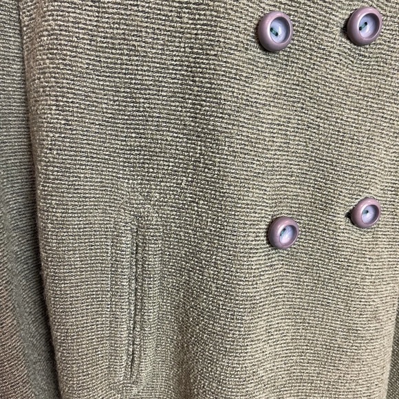 Vintage Amter’s Green Coat with Mink collar fully lined - Picture 6 of 8